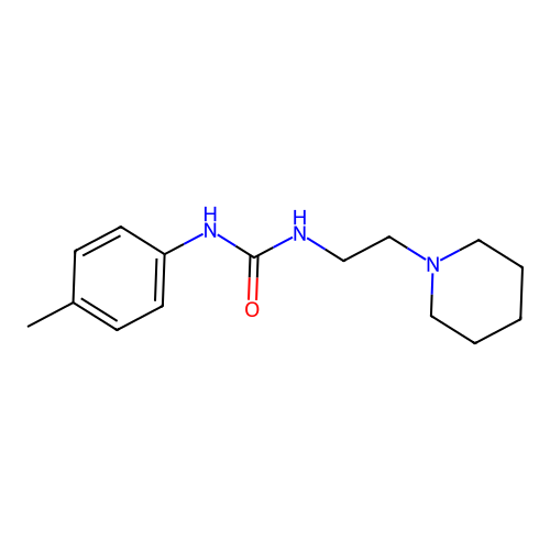1-(4-Methylphenyl)-3-(2-piperidin-1-ylethyl)urea structure