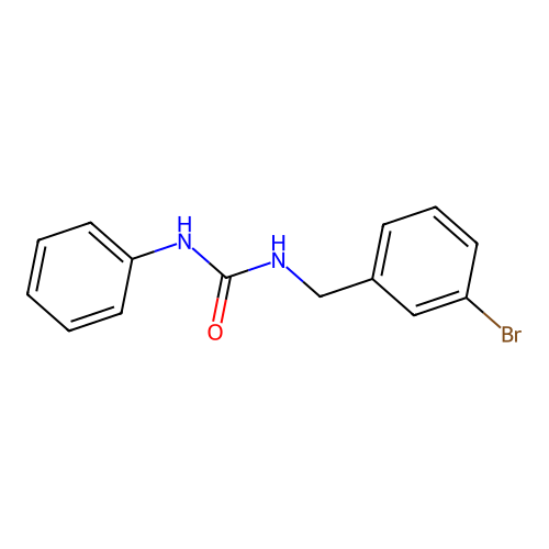 1-[(3-Bromophenyl)methyl]-3-phenylurea structure
