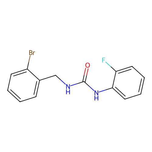 1-[(2-Bromophenyl)methyl]-3-(2-fluorophenyl)urea structure