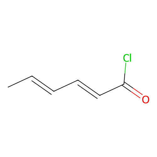 2,4-Hexadienoyl chloride structure