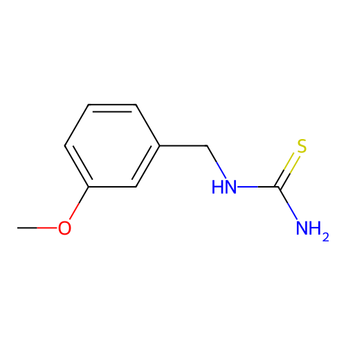 1-(3-Methoxybenzyl)-2-thiourea structure