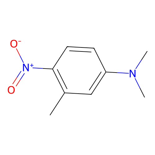 N,N,3-trimethyl-4-nitroaniline structure