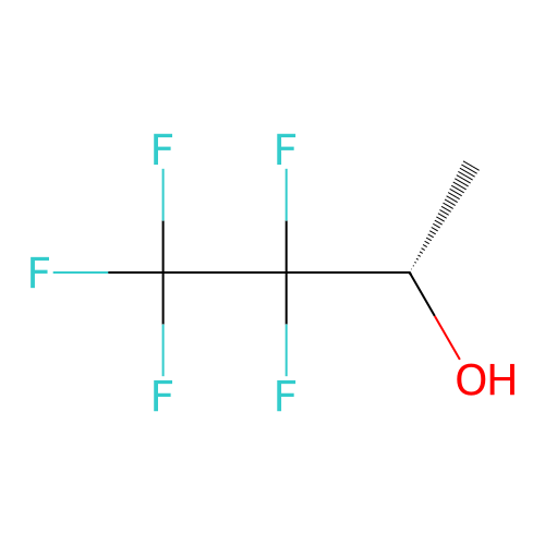 (2S)-3,3,4,4,4-pentafluorobutan-2-ol structure