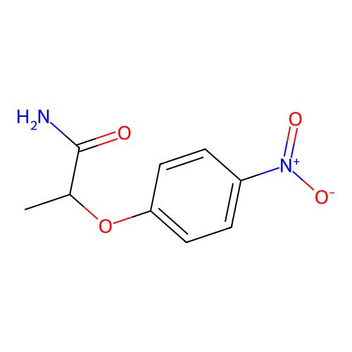 2-(4-Nitrophenoxy)propanamide structure