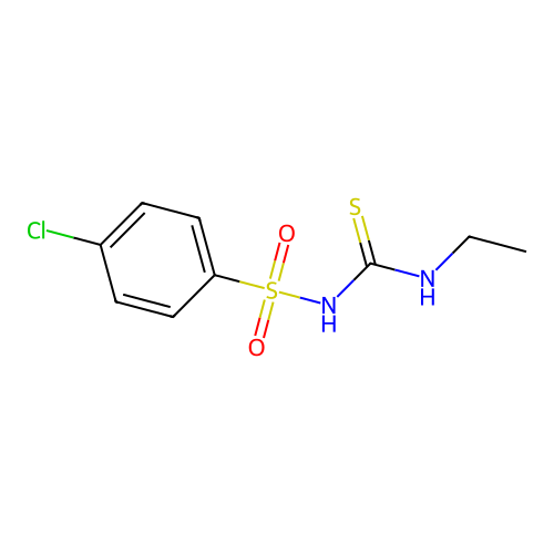 1-(4-Chlorophenyl)sulfonyl-3-ethylthiourea structure