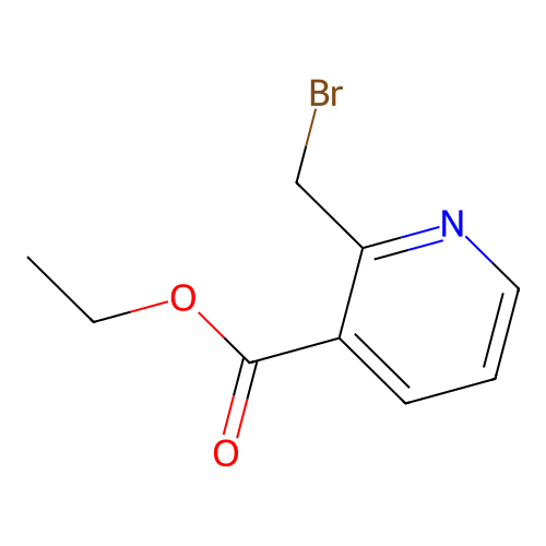 Ethyl 2-(bromomethyl)pyridine-3-carboxylate structure