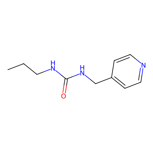 (Propylamino)-N-(4-pyridylmethyl)formamide structure