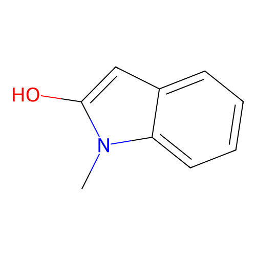 1-Methyl-1H-indol-2-ol structure
