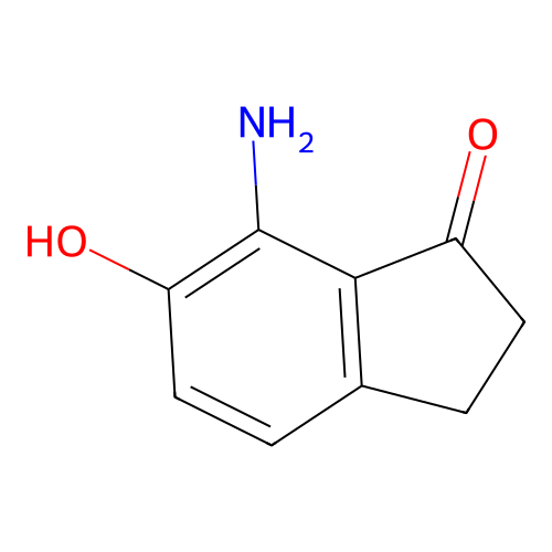 7-Amino-6-hydroxy-1-indanone structure