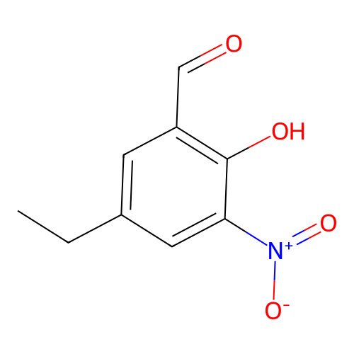 5-Ethyl-2-hydroxy-3-nitro-benzaldehyde structure