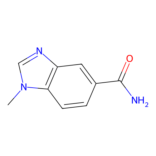 1-Methylbenzimidazole-5-carboxamide structure