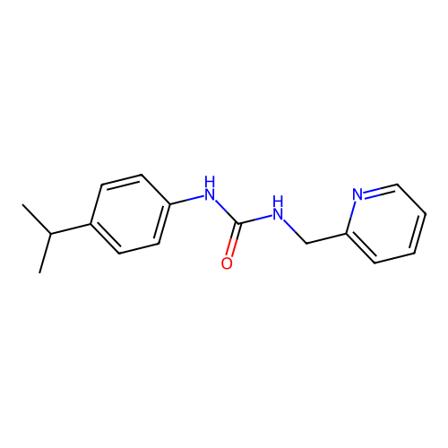 1-(4-Propan-2-ylphenyl)-3-(pyridin-2-ylmethyl)urea structure