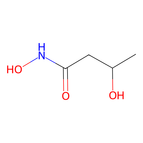 Butanamide, N,3-dihydroxy- structure