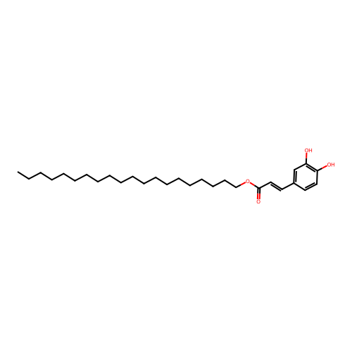 Eicosanyl caffeate structure