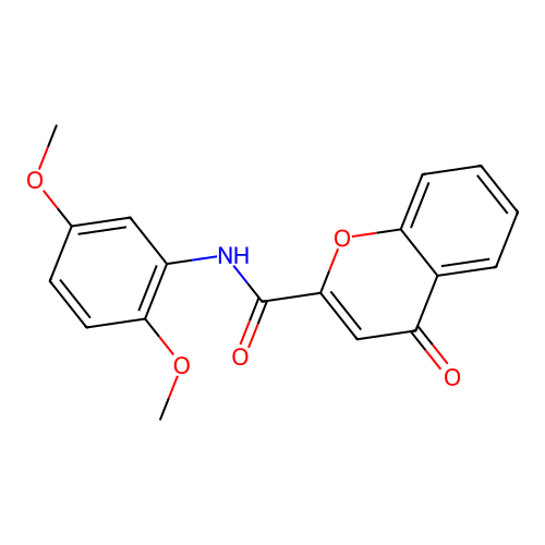 N-(2,5-dimethoxyphenyl)-4-oxo-4H-chromene-2-carboxamide structure