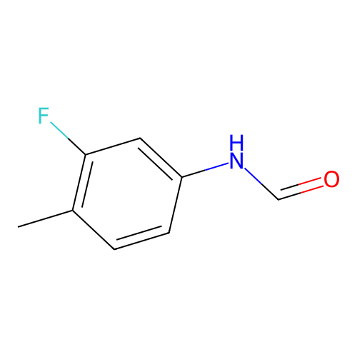 N-(3-Fluoro-4-methyl-phenyl)-formamide structure