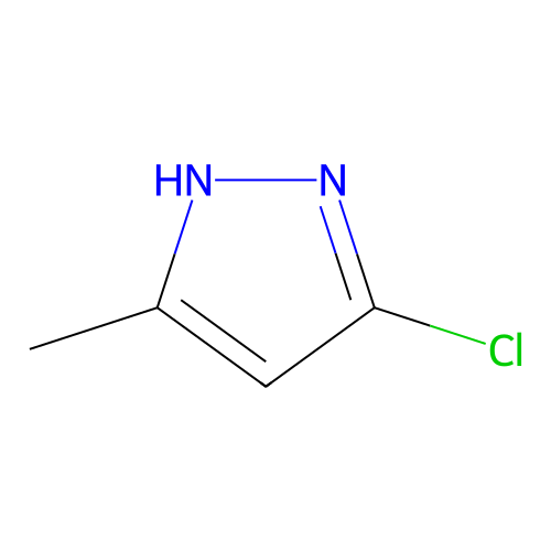 3-chloro-5-methyl-1H-pyrazole structure