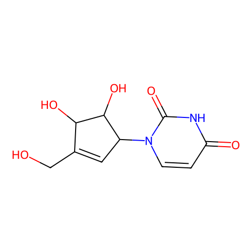 Cyclopentenyluracil structure