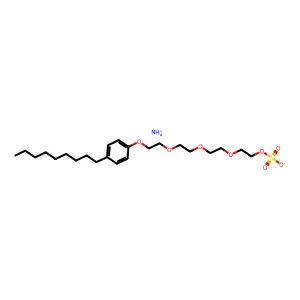2-[2-[2-[2-(4-Nonylphenoxy)ethoxy]ethoxy]ethoxy]ethyl hydrogen sulfate structure