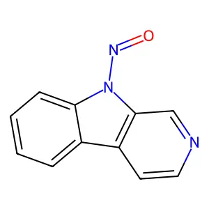 9H-Pyrido(3,4-b)indole, 9-nitroso- structure