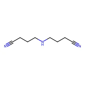 4,4'-亚氨基二丁腈 structure
