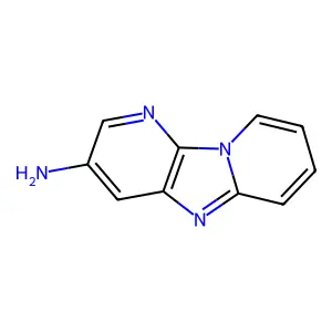 3-Aminodipyrido(1,2-a:3',2'-d)imidazole structure