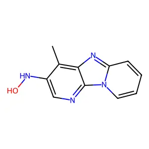 Dipyrido(1,2-a:3',2'-d)imidazol-3-amine, N-hydroxy-4-methyl- structure