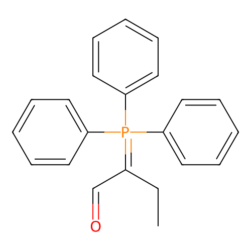 2-(Triphenylphosphoranylidene)butyraldehyde structure