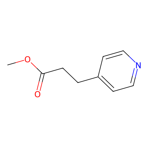 Methyl 3-(4-pyridyl)propanoate structure