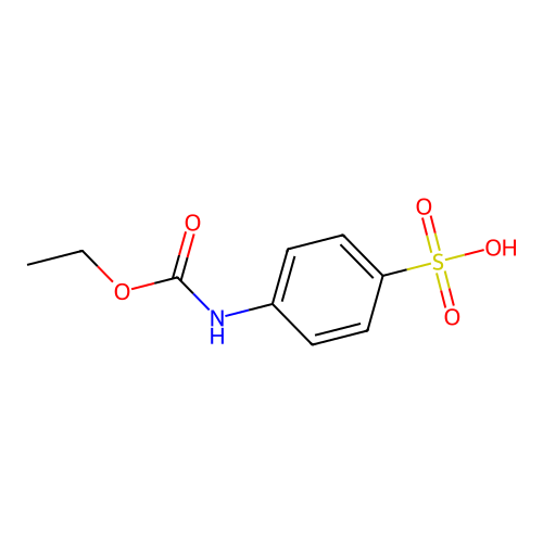 4-(Ethoxycarbonylamino)benzenesulfonic acid structure