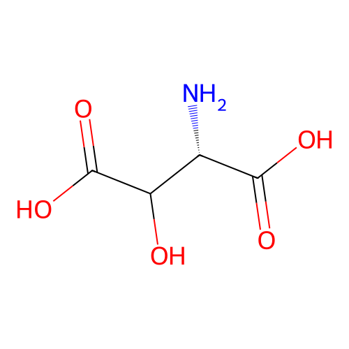 3-羟基-L-天冬氨酸 structure