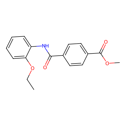 Methyl 4-[(2-ethoxyphenyl)carbamoyl]benzoate structure