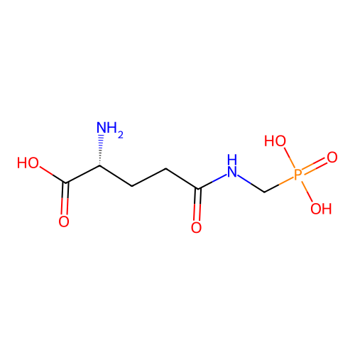 N5-(phosphonomethyl)-d-glutamine structure
