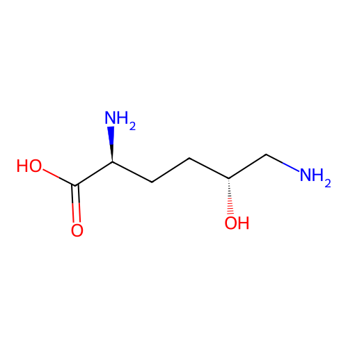 羟赖氨酸 structure