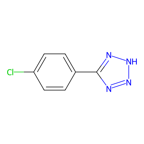 5-(4-Chlorophenyl)-1H-tetrazole structure