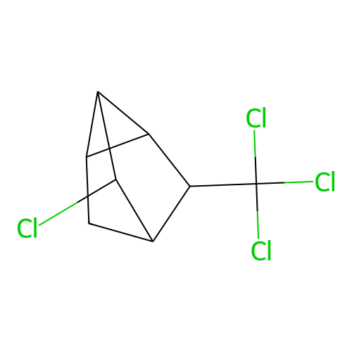 3-Chloro-5-(trichloromethyl)tricyclo[2.2.1.0~2,6~]heptane structure