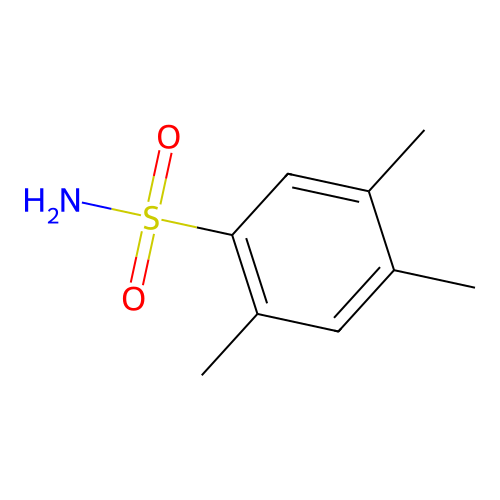 2,4,5-Trimethylbenzenesulfonamide structure
