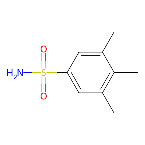 3,4,5-Trimethylbenzenesulfonamide structure
