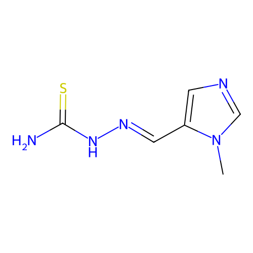 {[(1-Methyl-1H-imidazol-5-yl)methylidene]amino}thiourea structure