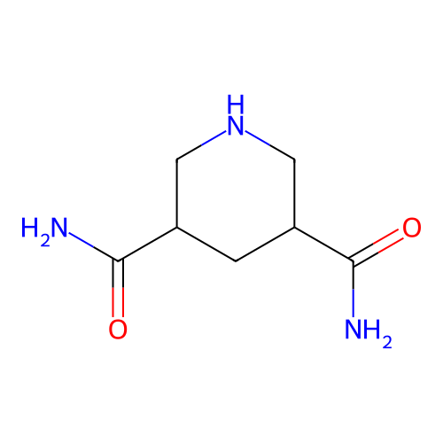 Piperidine-3,5-dicarboxamide structure