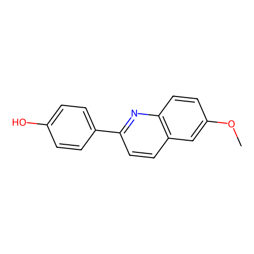 4-(6-Methoxyquinolin-2-yl)phenol structure
