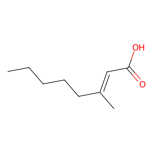 3-甲基-2-辛烯酸 structure