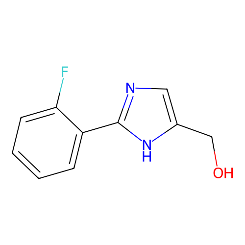 (2-(2-Fluorophenyl)-1H-imidazol-5-yl)methanol structure
