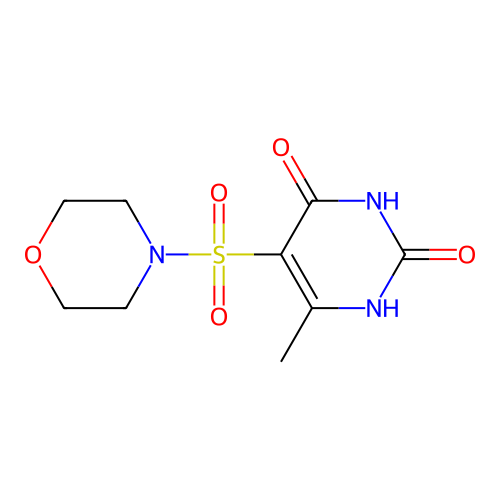 6-Methyl-5-(morpholin-4-ylsulfonyl)pyrimidine-2,4-diol structure