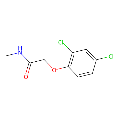 2-(2,4-Dichlorophenoxy)-N-methylacetamide structure