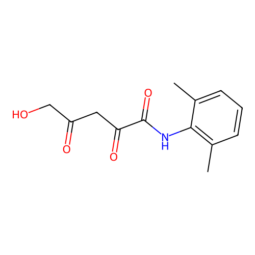 N-(2,6-Dimethylphenyl)-5-hydroxy-2,4-dioxopentanamide structure