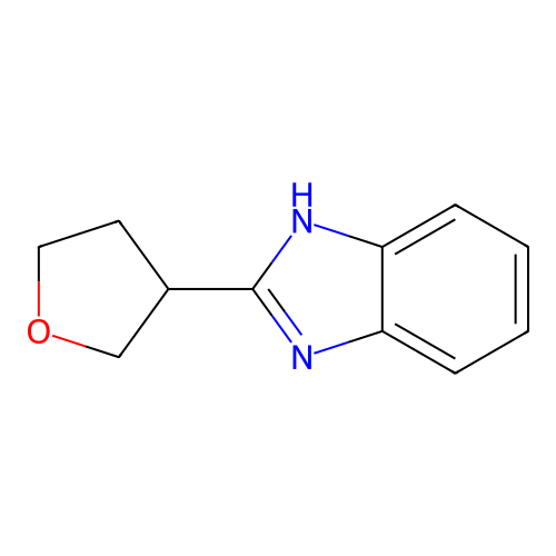 2-(oxolan-3-yl)-1H-1,3-benzodiazole structure