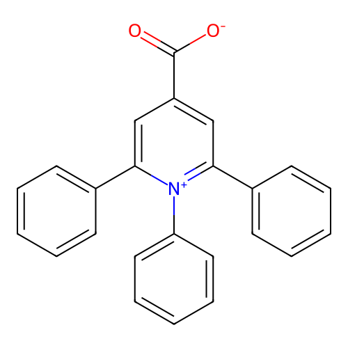 1,2,6-Triphenyl-4-pyridiniumcarboxylate structure