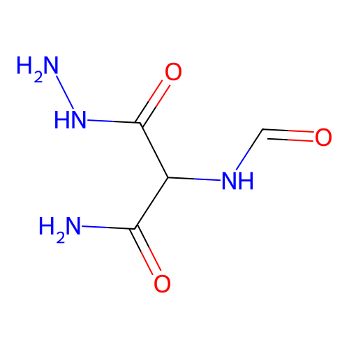 2-甲酰氨基-3-肼基-3-氧代丙酰胺 structure