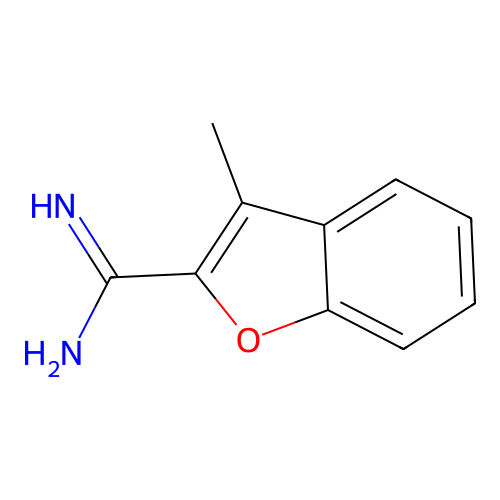 3-甲基-1-苯并呋喃-2-甲脒 structure